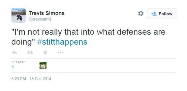 Not into defense